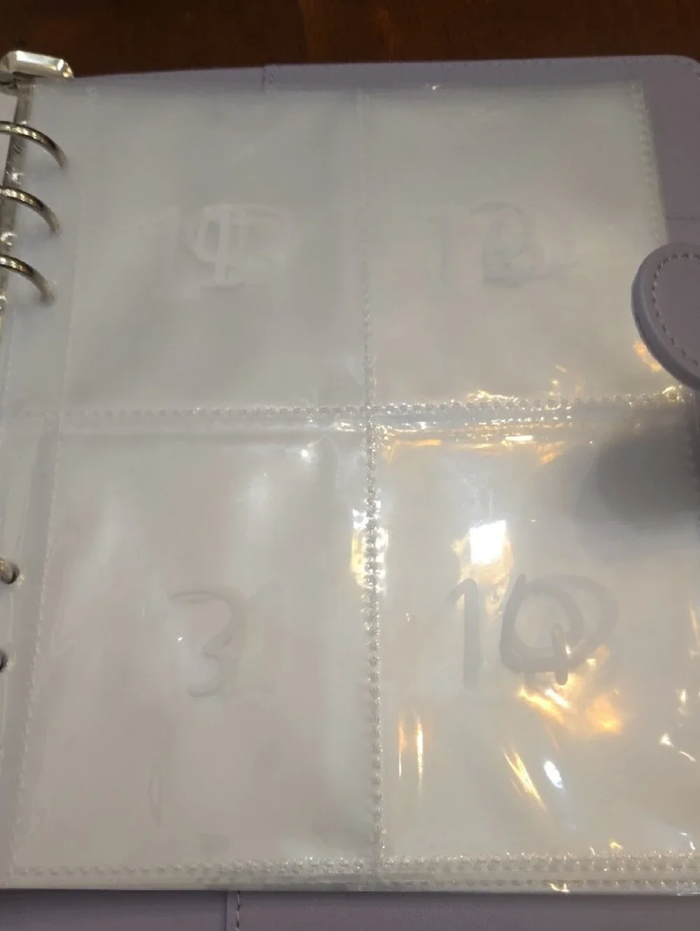Envelope Savings Challenge Organizer - Lavender